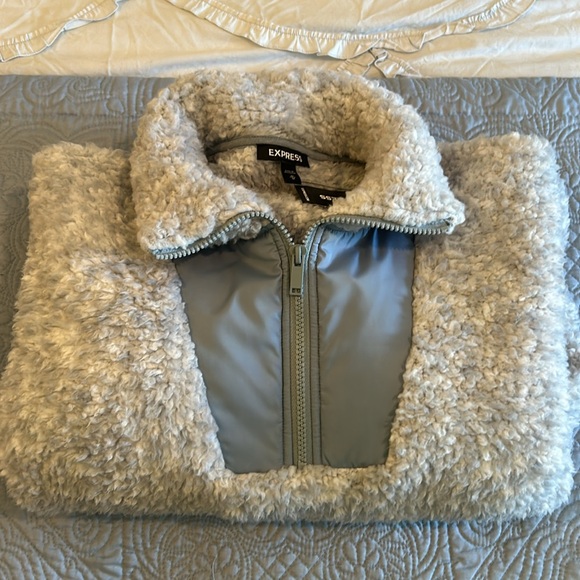 EXPRESS Half Zip Pullover - Picture 8 of 12